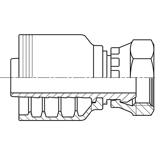 20 in BOX 1216 BSPP FEMALE SWIVEL